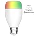 Arvin Smart Glühbirne, Lampe Schlafzimmer für Alexa Zubehör Smart Home Beleuchtung Smartphone Ferngesteuertes Weiß und Dimmable Mehrfarbige Farbwechsel LED Leuchtmittel Wecken Lichter, Arbeiten mit Alexa