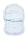 Broderie Anglais Baby Cosy Toes Footmuff Blue