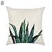 Produktbild Gfjhgkyu Monstera Leaf Square Leinen Kissenbezug Kissenbezug Schlafsofa Car Office Decor 8#