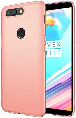 EIISSION OnePlus 5T (6.01") Case,Ultra slim and light soft matte surface painting protective Phone Case (Gold rose)