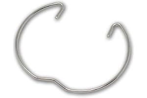 world-trading-net - Set med 5 fjäderringar för monteringsram MR111 Ø 35 mm, rostfritt stål, silver, lätt att installera, tran