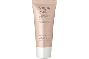 Bottega Verde - Base trucco Perlescente, 30 ml, Illuminante Viso, con Olio di Nocciolo di Pesca e Vitamina E