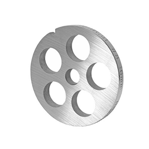 INOX Lochscheibe Gr. 8 - 16,0 MM Bohrung - für Fleischwolf Jupiter - Bosch - Alexanderwerk - Westmark