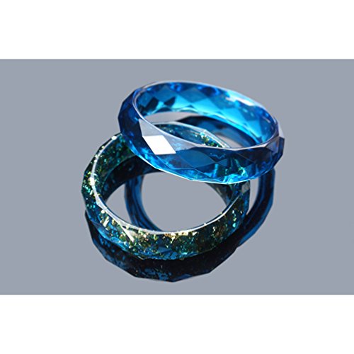 YNuth Silikonform Gießform Armband Breit Transparent Schmuck DIY Durchmesser 6.2cm - 9