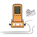 Produktbild Grillthermometer Funk, L&Z Digital Grillthermometer, Bratenthermometer, Einkochthermometer, Fleischthermometer, Kochthermometer, Ofenthermometer , Küchenthermometer, Fleisch-Thermometer mit Alarm, Dual-Edelstahl-Sonden, °C und °F einstellbar, großer LCD-Anzeige