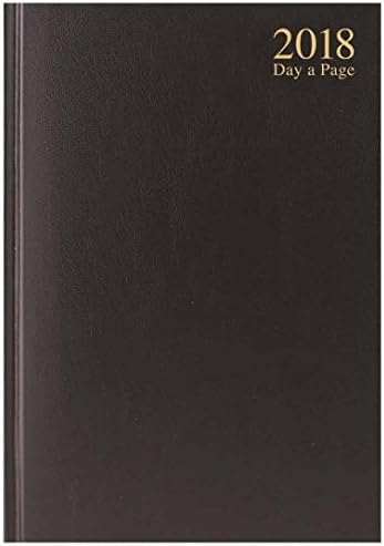 2018 BLACK A4 SIZE PAGE A DAY HARDBACK/SATURDAY SUNDAY SHARE PAGE