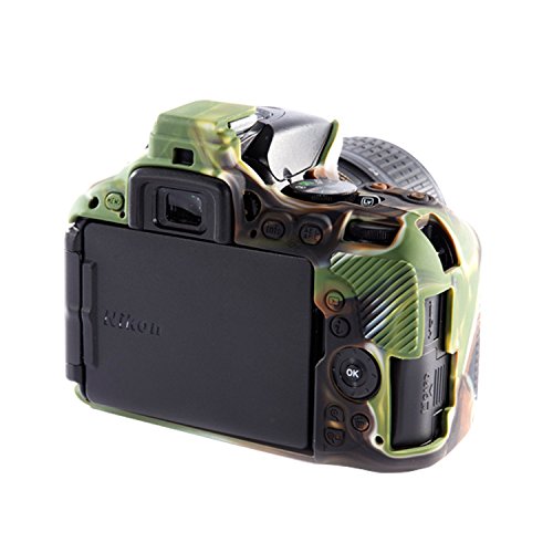 Bilora-Coque de Protection en Silicone pour Nikon D5500-Camouflage