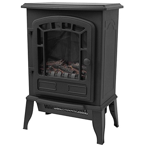 DKB Fire – Dekorativer Kamin Elektroheizung mit simuliertem Kaminfeuer Feuereffekt - 2