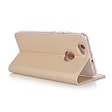 Huawei Nova Hülle, IVSO Hohe Qualität Advanced Shock Absorption Technology Case Folio Tasche Cover für Huawei 51090UAW nova Smartphone (12,7 cm (5 Zoll), 32GB, Dual-SIM, 12 Megapixel Kamera, Android), Golden - 