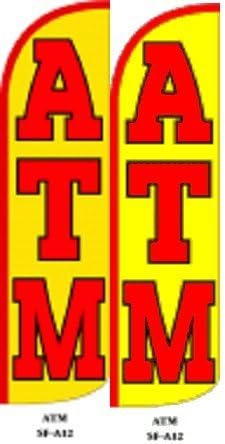 ATM Full Sleeve Extra Protection King Size Swooper Flag by Business Needs