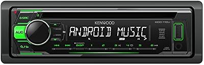 Kenwood Autoradio CD avec récepteur de frontseitigem USB/entrée AUX Noir