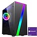 Price comparison product image OCHW Ultra Fast Gaming PC Desktop Computer AMD Ryzen 3-2200G 3.7GHz Quad Core ATI Radeon HD Vega 8 Graphics USB 3.0 1TB 8GB DDR4 Wifi Windows 10 Pro SEVEN