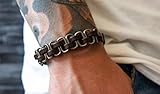  Armband Herren Leder Lederarmband Männer Herrenarmband Biker Echtleder - Made by Nami Dunkelbraun