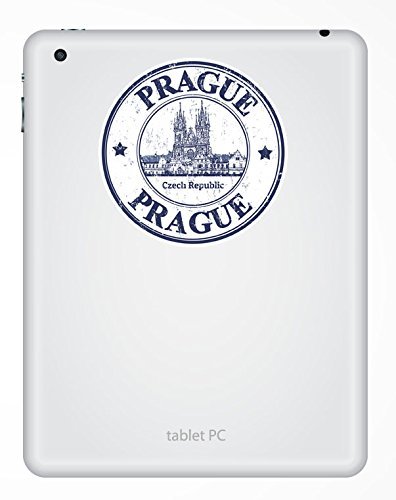 2 x Prag Tschechische Republik Vinyl Aufkleber Aufkleber Laptop Reise Gepäck Auto Ipad Schild Fun # 4796 – 10cm/100mm Wide - 2