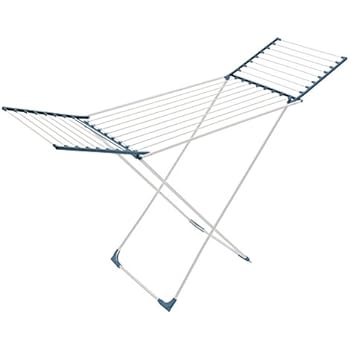 5five - stendibiancheria a torre 4 ruote 40m effetto legno | Leroy Merlin