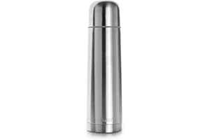 IBILI 753805 - Thermos à double revêtement et intérieur en acier inoxydable 18/10, couvercle amovible avec fixation à vis, 500 ml