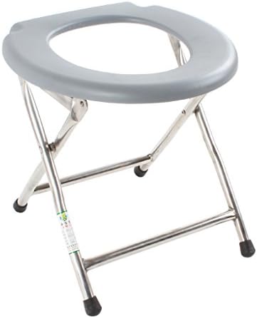 Shower chair Fold Stainless Steel Portable Sitting On The Toilet Bench Pregnant Women Bathe Toilet Chair Patient