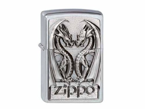 Zippo 2002728 Feuerzeug 200 Twins Dragon Heart