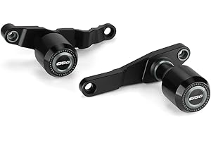 Modeer Almohadillas para motocicleta compatibles con Hon.da CB650R / E-Clutch CBR650R / E-Clutch 2024 2025, marco anticolisión, protección contra caídas, cb 650r cbr 650 r accesorios (titanio)