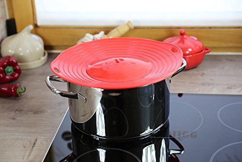 culinario Überkochschutz Universaldeckel zum Schutz vor dem Überkochen optimal für Töpfe von Ø 16 – 28 cm - 2