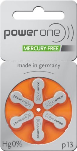 Preisvergleich Produktbild 60 x Varta Powerone p13 Mercury Free Quecksilberfrei Hörgerätebatterie