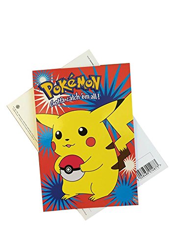 Pokémon Einladungskarte (Postkarte) (Einzelkarte) „Pikachu“ 30er Set Din A - 5