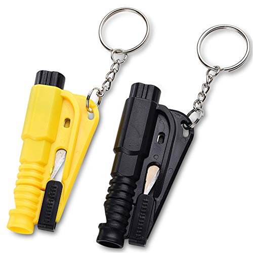 MUXItrade 2 PCS Herramienta Rompecristales,Herramienta de Emergencia para Coche