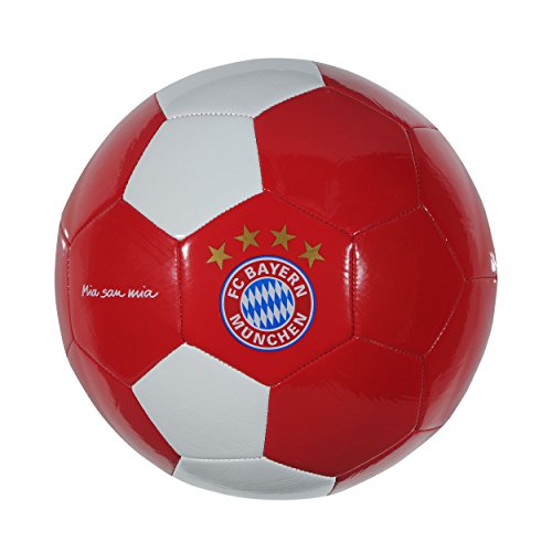 Preisvergleich Produktbild FC Bayern München Mia San Mia Ball (red / white, 5)