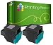 Produktbild 2er Set 802HK 80C2HK0 Schwarz Premium Toner kompatibel für Lexmark CX410de, CX410dte, CX410e, CX510de, CX510dhe, CX510dthe
