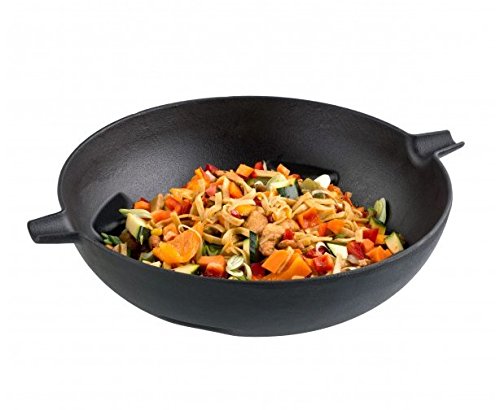Tepro Guss-Wok Einleger, für Hauptrost 57 cm durchmesser 8568, schwarz, 35,3 x 35,3 x 10 cm, 8580 - 2