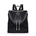 Produktbild TISNA lederrucksack Damen,Leder Rucksack Damen Doppelte Umhängetasche einfach Tote Bag Fashion großen Rucksack 33x15x33cm