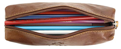 Gusti Leder studio  Peter  Estuche de Cuero Impermeable L  pices Universidad Necesario College Trabajo Oficina Accesorio Papeler  a Lapicero Unisex Hombre Mujer Cuero Aut  ntico Vintage Y Retro De Piel 2S1-20-2wp