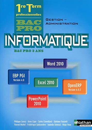 Télécharger Informatique - 1re/Term Bac pro Gestion-Administration office 2010 et PGI PDF Ebook En Ligne