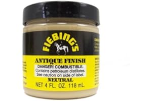 Fiebing's Antique Finish Paste - 4 Ounces, Neutral by Fiebing