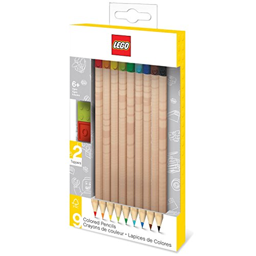 Lego 51515 - Buntstifte 9er Set mit 2 Bausteintoppern