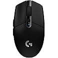 Fawoonu Optical Device, G304 Wireless Gaming Mouse Lightweight Ergonomic Mice with LIGHTSPEED Wireless Technology HERO Sensor 12000DPI Black