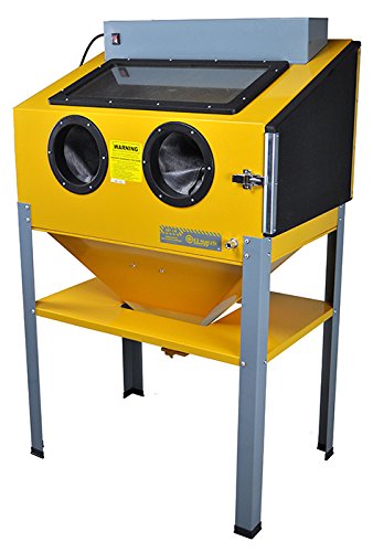 Sabbiatrice con plafoniera a doppia lampada