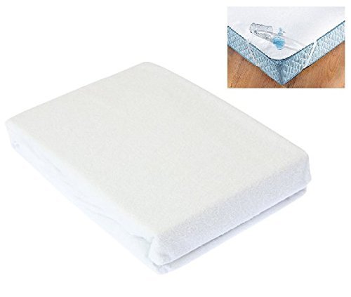 AGIA TEX wasserdichter Matratzenschoner Matratzen-Auflage Frottee-Gewebe atmungsaktiv Inkontinenz-Schutz Größe 90 x 200 cm