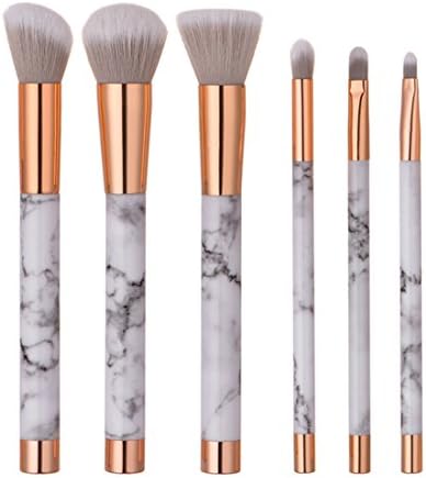 King Love Star Marble pattern 6 Pcs/Set Makeup brushes Soft Synthetic Professional Beauty Cosmetic Tools Foundation Concealer Eyeshadow Brush