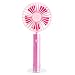 Produktbild LJ Handheld Fan Aluminium Griff tragbarer Mini-wiederaufladbarer Desktop USB-Lüfter Tragbar (Color : Pink)
