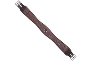 Elico Memory Foam Girths - Available in Black&Brown - Various Sizes (Brown, 44")