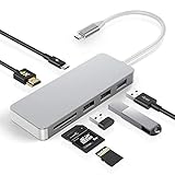 [Praktisches Design]: Kompaktes Design und leichtes Mini Zink-Legierung Körper für überlegene Transportabilität und bessere Wärmeableitung, gewährleisten eine lange Lebensdauer; Unterstützt Hot Swapping/Plugging, keine Treiber notwendig, einfach anschließen und losgehen, ideal für unterwegs.