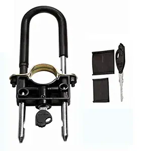 CELERITAS Heavy Metal Made Bike Front Wheel Lock for Hero MotoCorp Glamour (Multicolor)