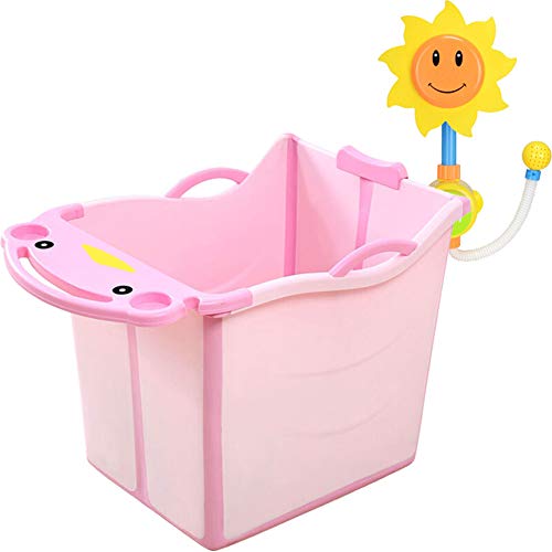 Preisvergleich Produktbild JINRONG_xzp Faltbare Babybadewanne-tragbare Säuglingsmultifunktions-abnehmbare Badewanne / leichte und einfache Lagerung Duschbecken Sitzbadewannen