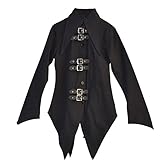 Mujer Manga Larga Blusa en estilo Gothic/Steam Punk. camisa Longitud: hasta 90 cm.