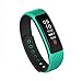 Produktbild smart armband uhr,Miya System Ltd Smart Sport Bluetooth wasserdichtes Armband,Fitness Tracker Armbanduhr mit Schrittzähler Herzfrequenz Schlaf Monitor und Kalorienzähler, Kompatibel mit Android und iOS (Grün)