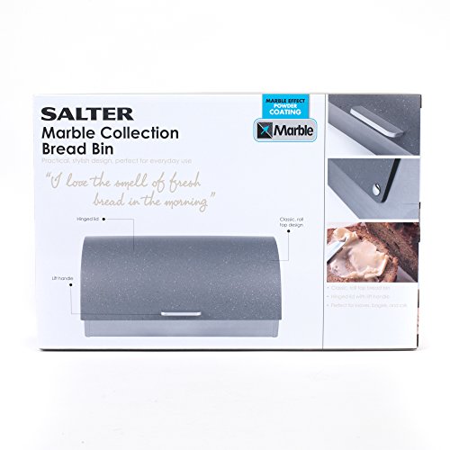 Salter Marmor Collection Classic Brotkasten, grau - 8