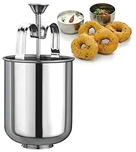 SEAHAVEN Stainless Steel MEDUWADA Maker for Perfectly Shaped & Crispy Medu Vada, Hygienic Without Any Hassle