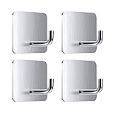 DE USO GENERAL: podemos usar estos ganchos para trabajos pesados   para colgar batas, toallas, sombreros, gorras, bolsos, bolsos, ropa, abrigos, llaves. Los ganchos de pared multifunción son adecuados para diversas situaciones, como la cocina, el baño, el hogar, la sala de estar, etc., y estos ganchos se pueden pegar en diversas superficies, como azulejos, paredes, vidrios, techos, etc. (Nota: No utilice en superficies rugosas como paredes de cal, paredes de pintura, paneles de yeso, etc.)