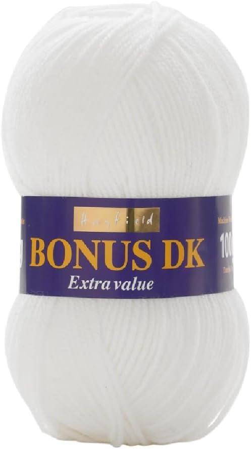 Test Complet & Analyse de Fiabilité : Sirdar Hayfield Bonus DK Double Knitting Whit